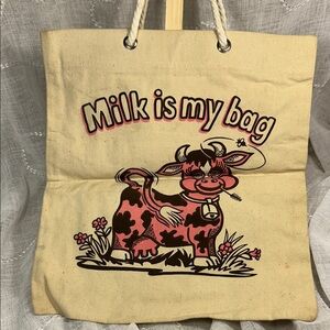 Canvas tote Milk is my bag made in USA